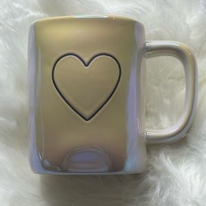 Rae Dunn Iridescent Heart Mug